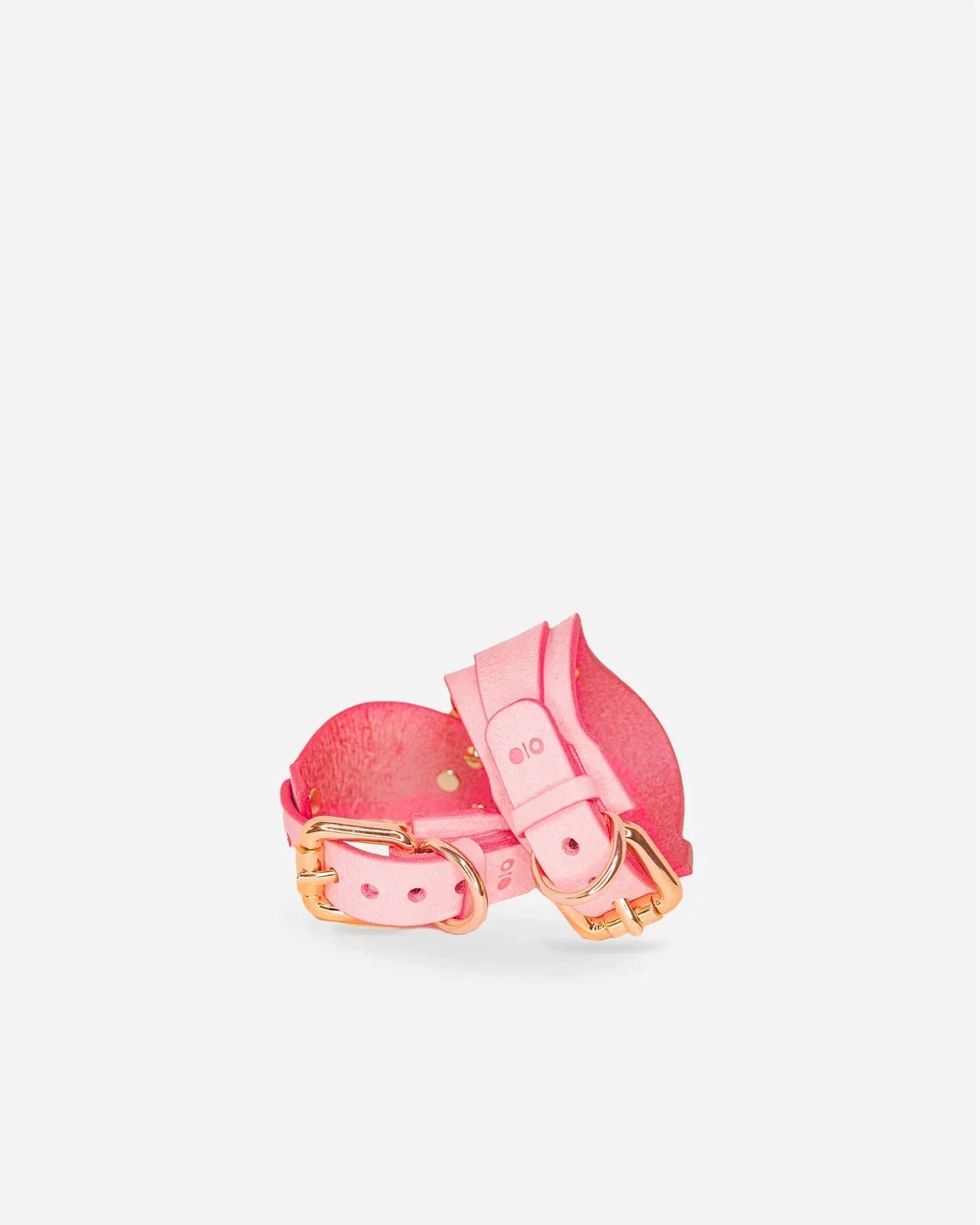 Lunar Collar + Cuffs + Leash Set in Blush