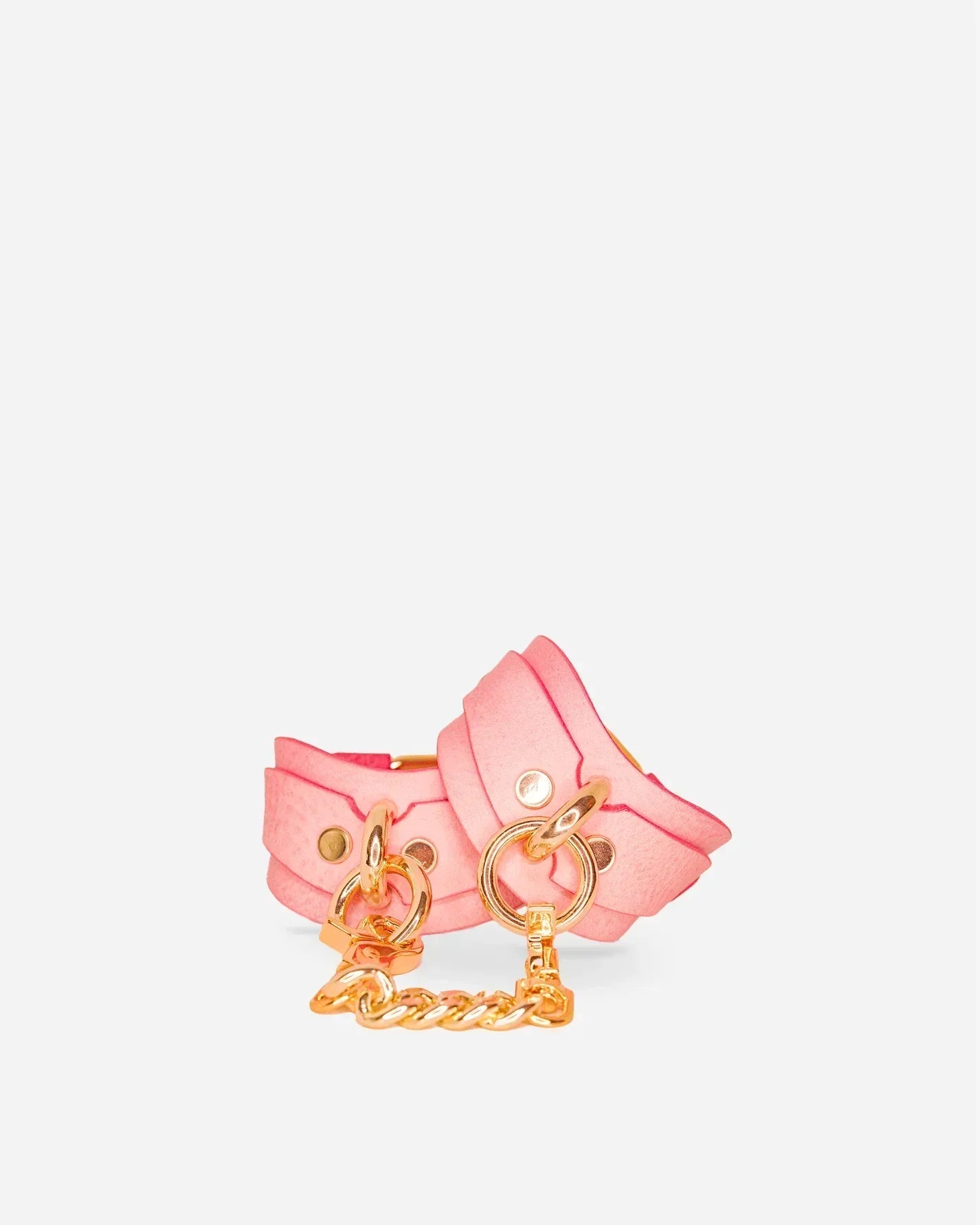 Lunar Collar + Cuffs + Leash Set in Blush