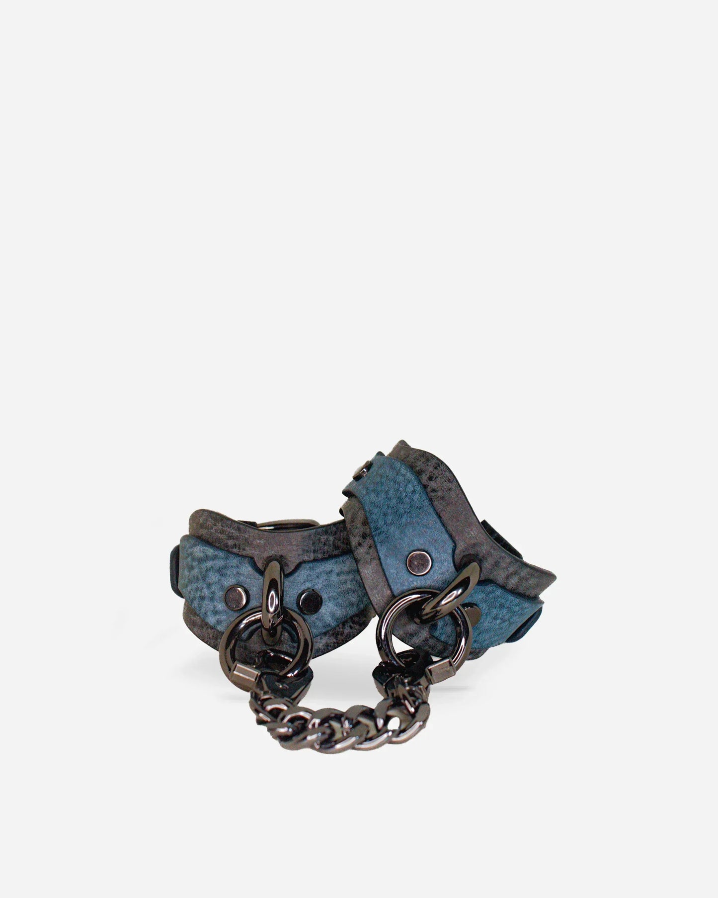 Limited Edition Lunar Collar + Cuffs + Leash Set in Ash + Nocturne