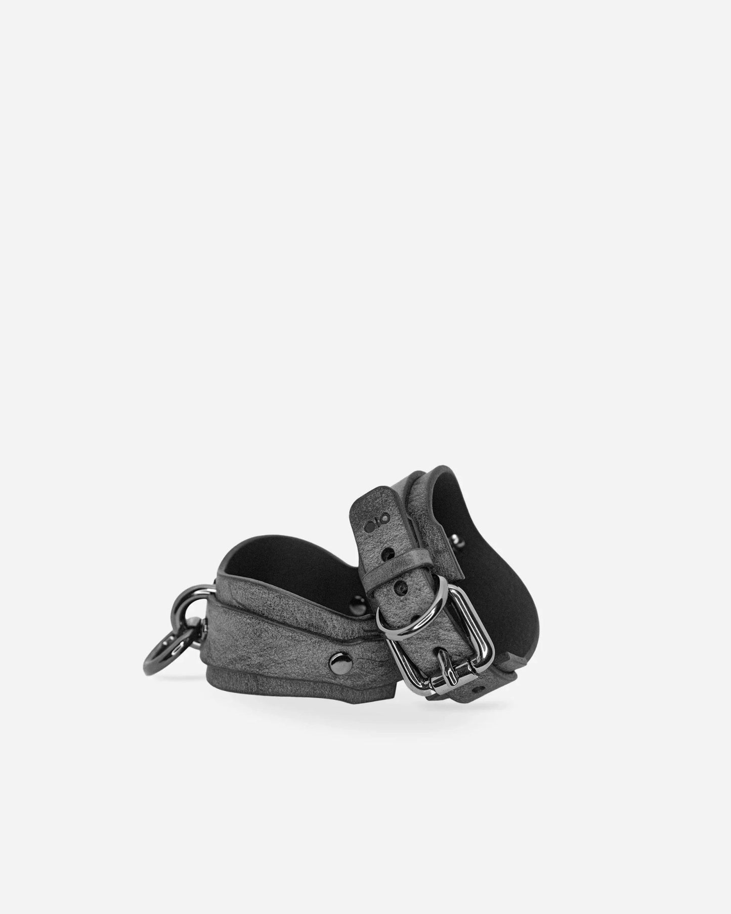 Lunar Collar + Cuffs + Leash Set in Ash