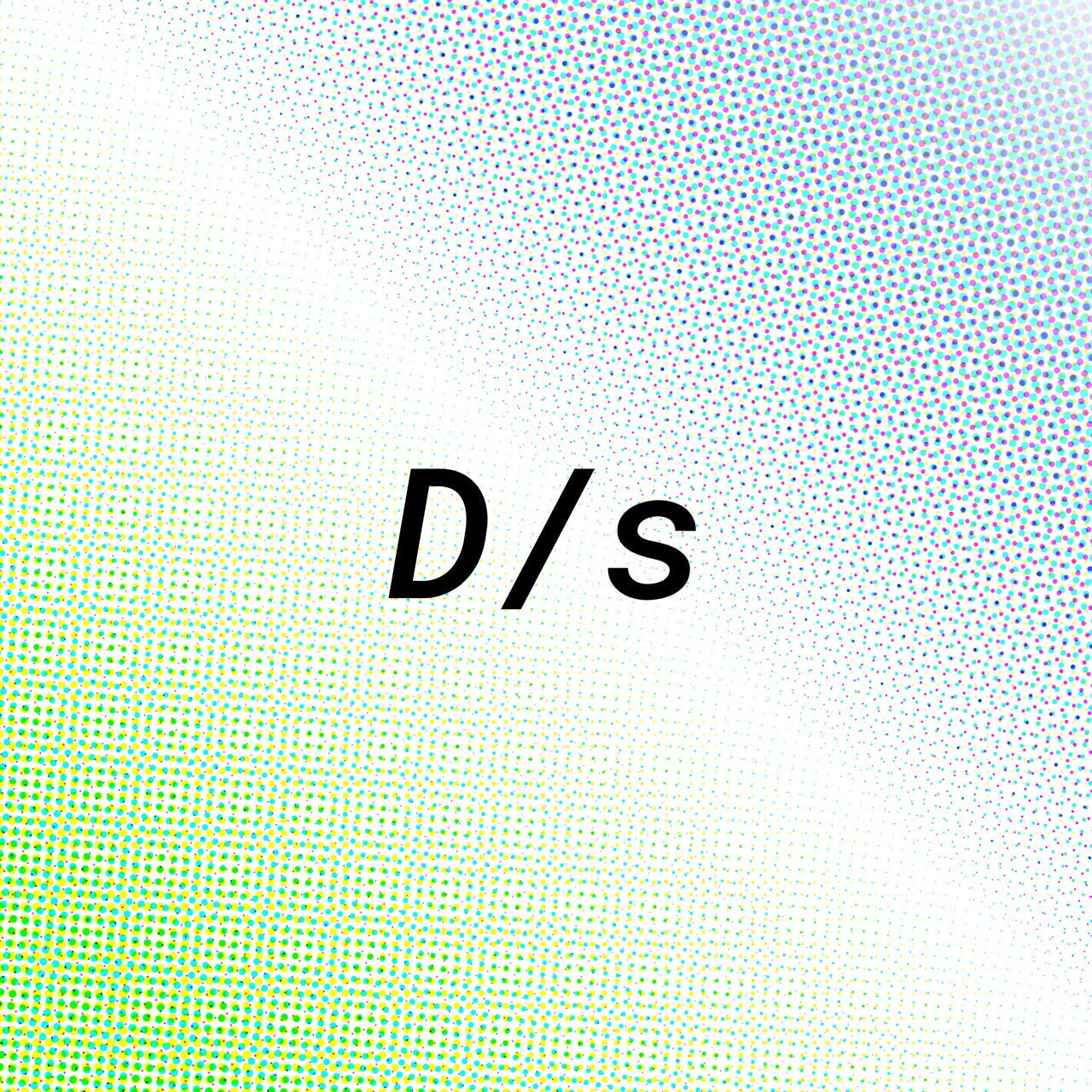 Abstract dotted pattern background with black text D/s for leather collars and leather cuffs glossary