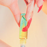 woman applying brat tamer to a woman's neck