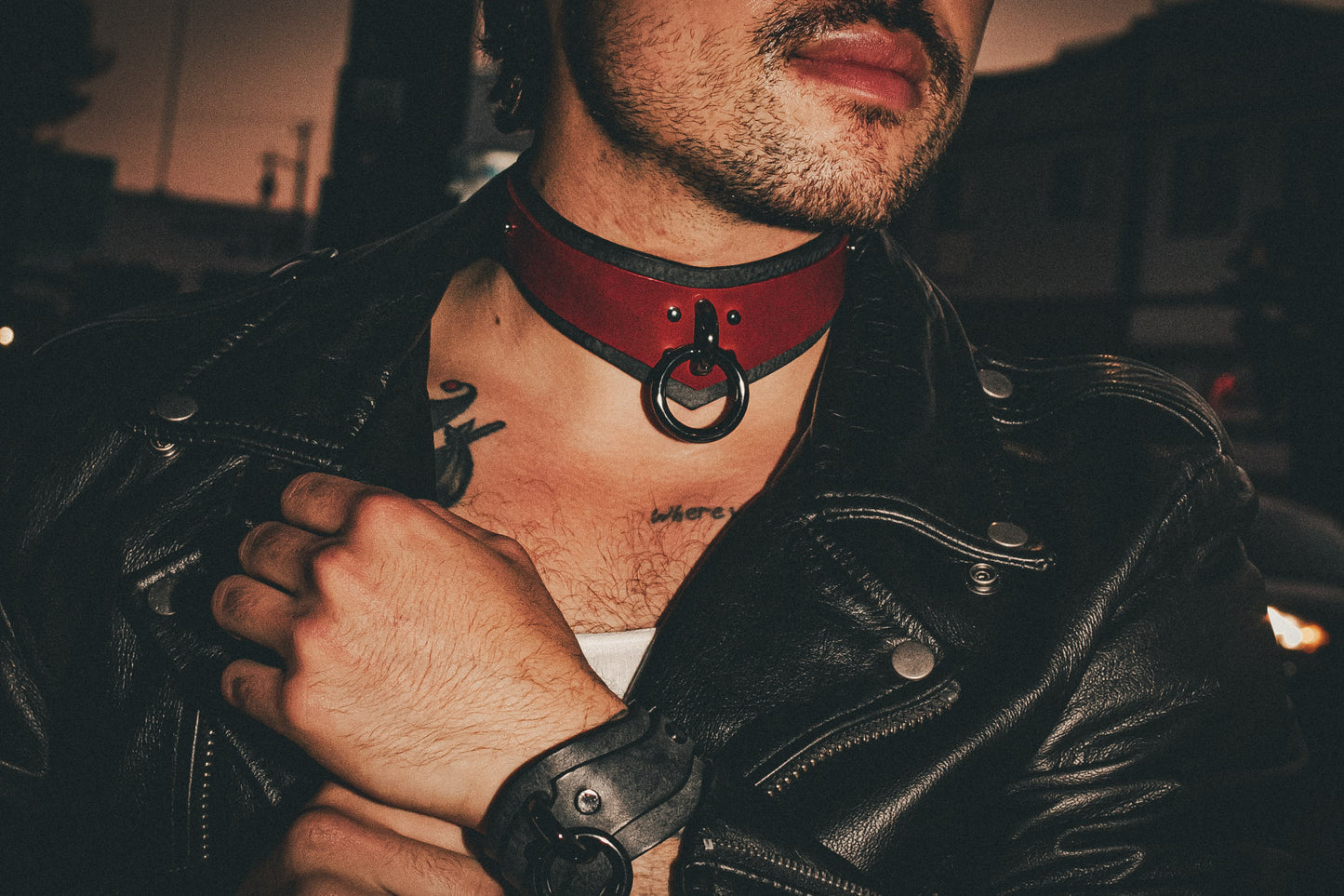 Limited Edition Nova Collar in Ash + Blood Moon